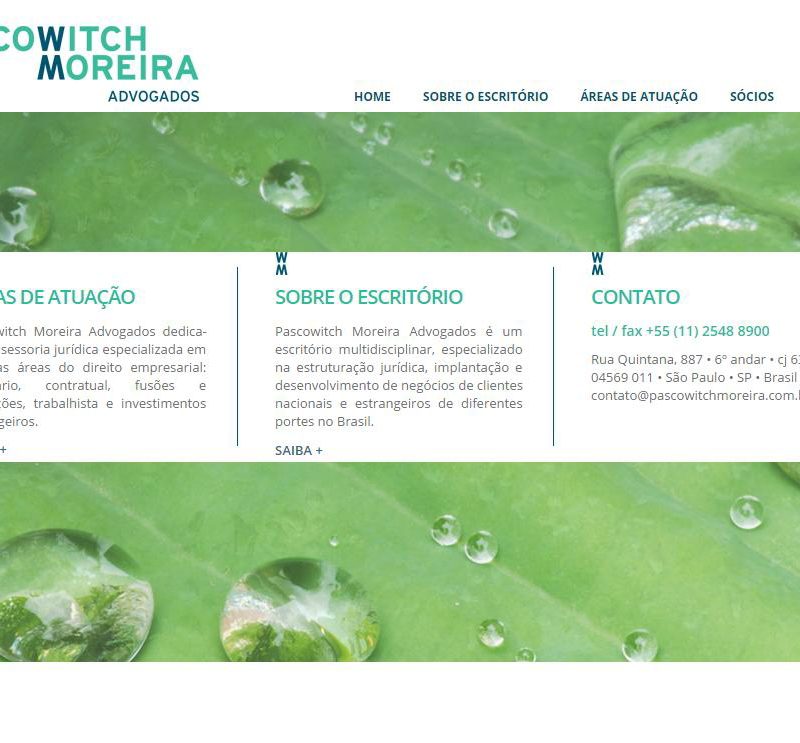 Criação de Sites para Advogados - Pascowitch