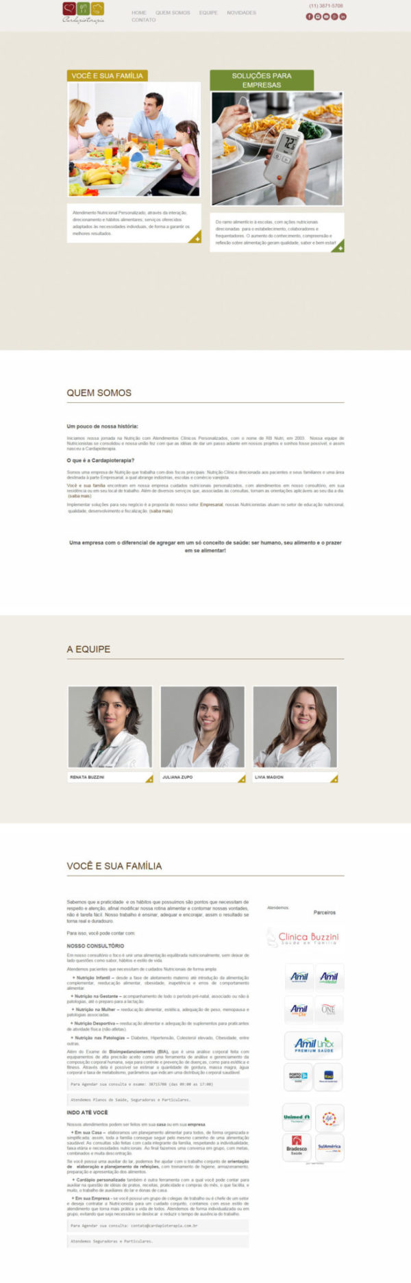 Criação de Sites para Médicos - Cardioterapia